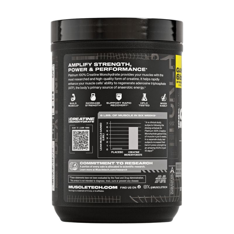 100& CREATINA MONOHIDRATO PLATINUM-MUSCLETECH